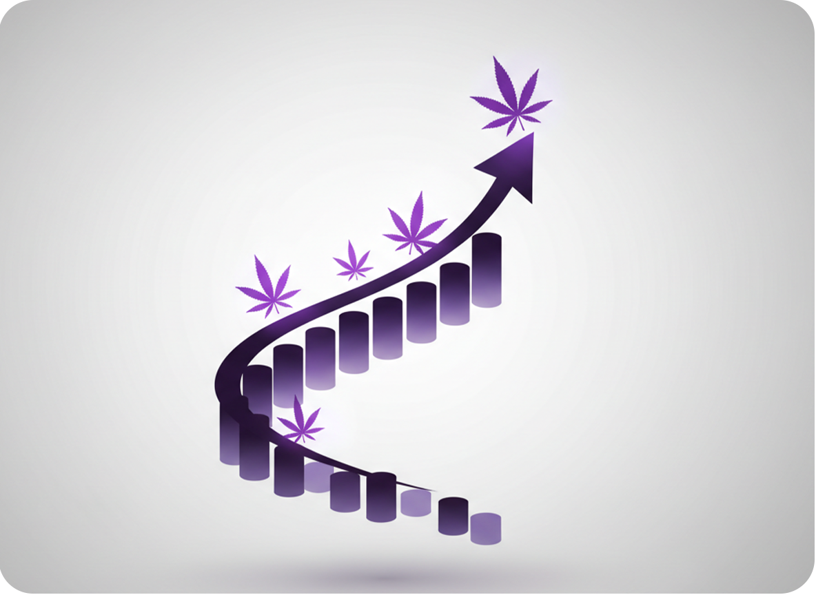 Weed chart going up Weed chart going up